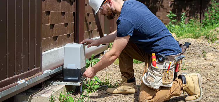 Electric Driveway Gate Installation Rock Island