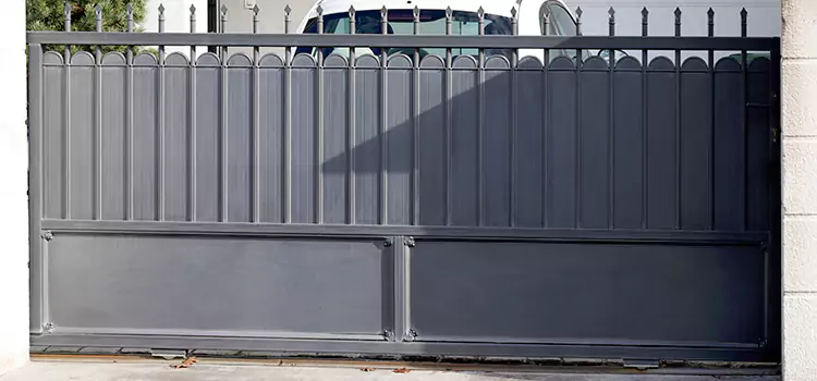 Metal Driveway Gate Installation Rock Island
